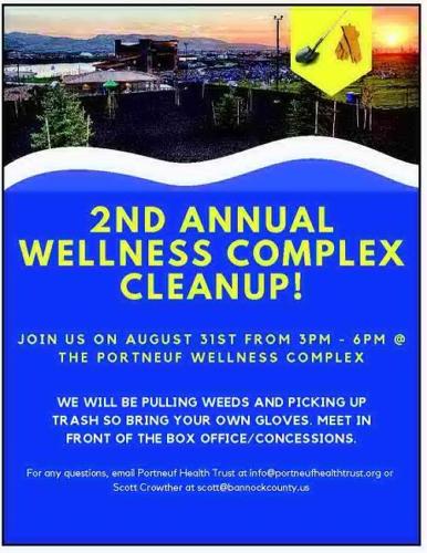 Annual Wellness Complex Cleanup set for Aug. 31