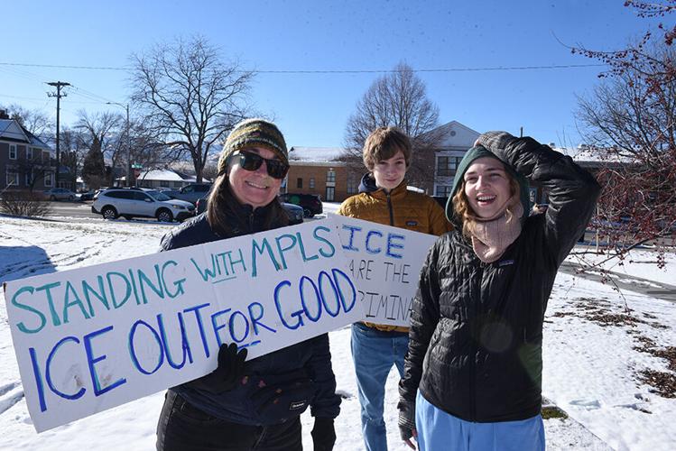 Anti-ICE protest