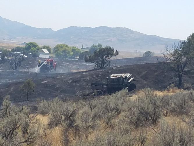 Damaged Fire Truck - Dowey Fire