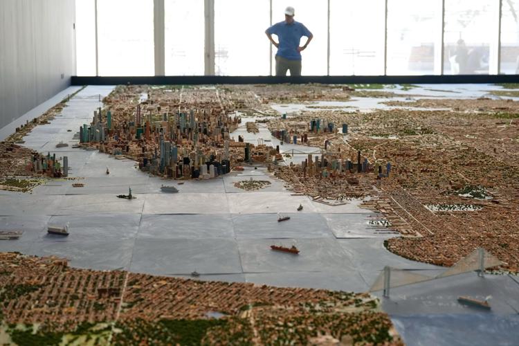 APTOPIX NYC Map Exhibit