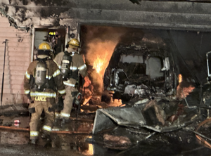 Pocatello house fire leaves residents displaced, cat dead