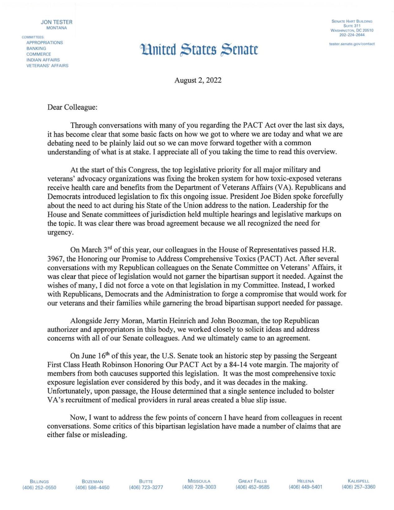 Tester letter 8-2-22