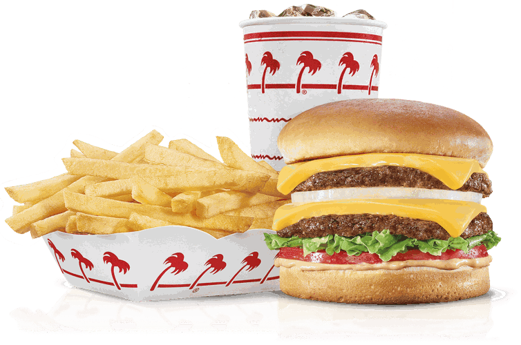 In-N-Out Burger meal