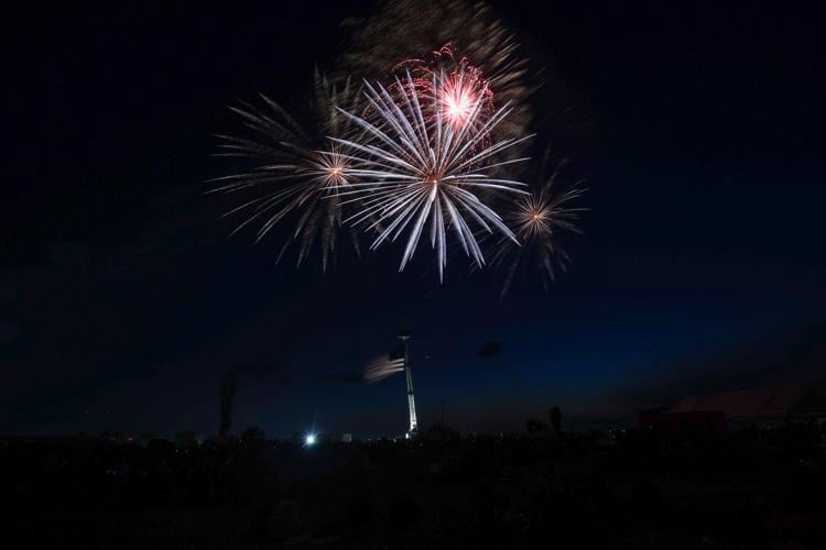 Photos of the July 4 fireworks at the fairgrounds in Pocatello