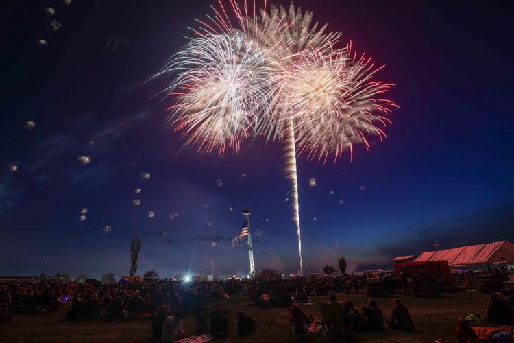 Photos of the July 4 fireworks at the fairgrounds in Pocatello