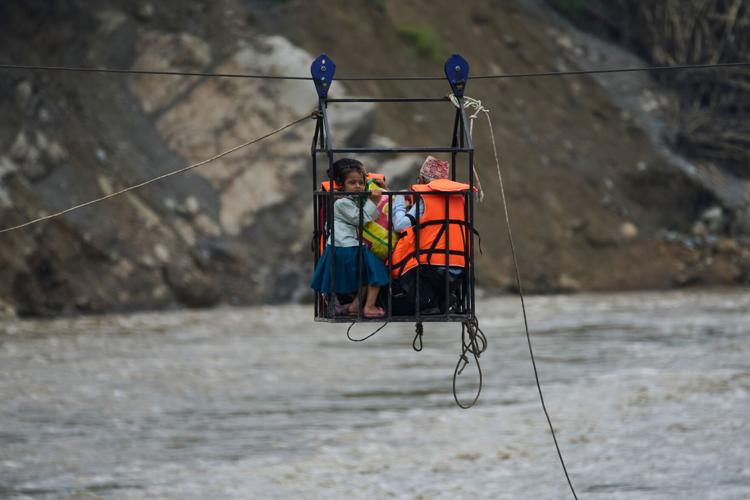 APTOPIX Nepal Flood
