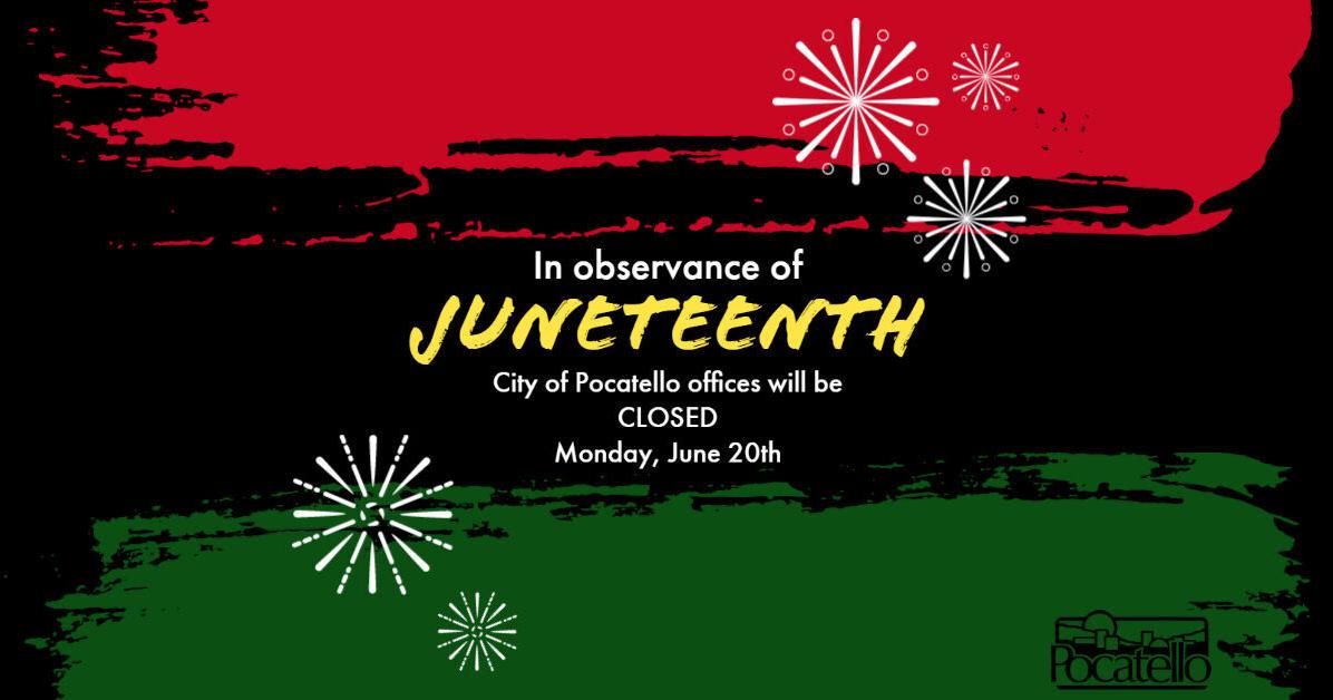 City of Pocatello offices closed in observance of holiday