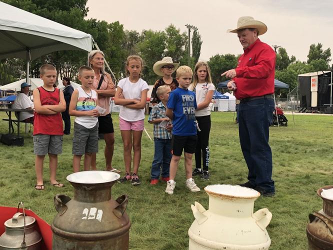 Activities teach Bannock County Fair participants about food production