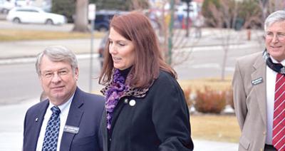 Rep. Kelley Packer at gun rally