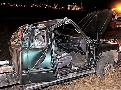 I-86 truck rollover 9-25-11