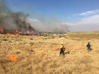 Lightning and exploding targets result in a week of fires