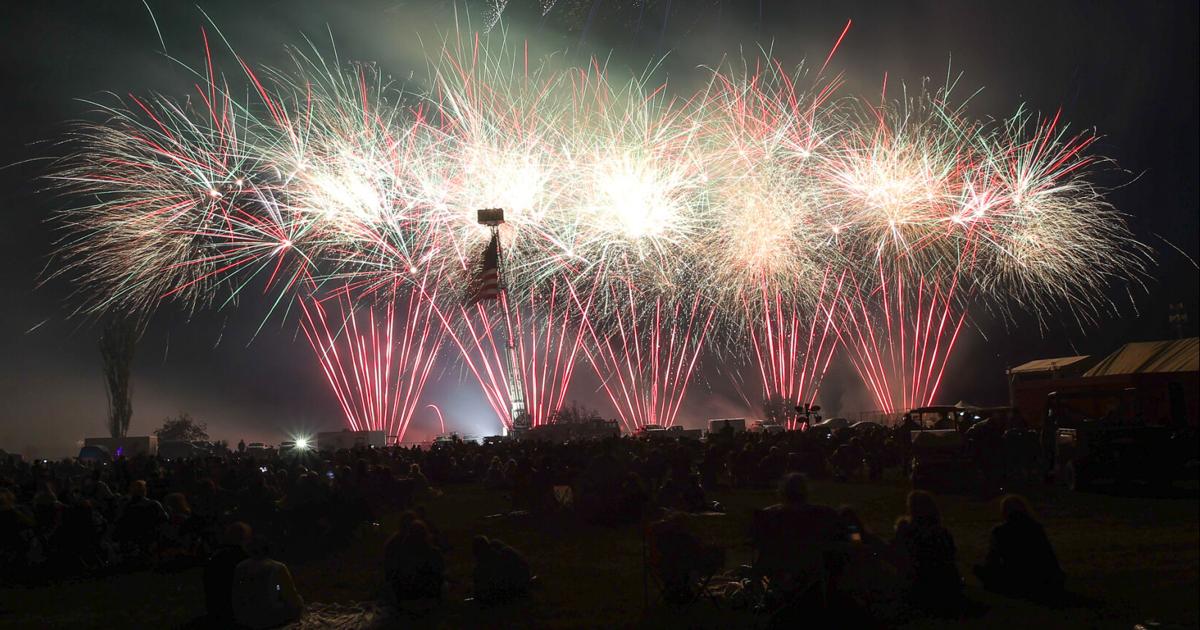 Photos of the July 4 fireworks at the fairgrounds in Pocatello