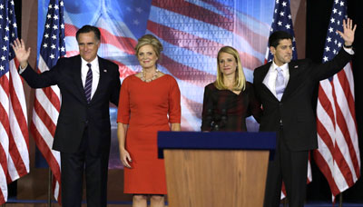 Mitt Romney, Ann Romney, Paul Ryan, Janna Ryan