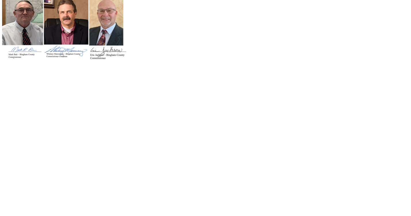Bingham County elected officials pledge to be drug, alcohol free in workplace - Vimarsana News