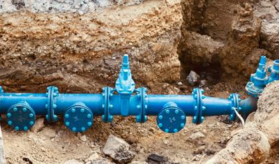 water line stock image