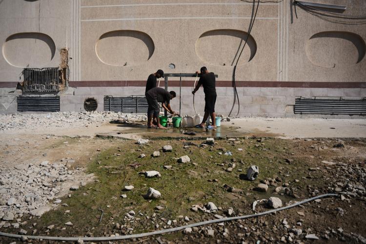 Photos show Palestinians using handmade mud bricks, wood and plastic to rebuild amid Gaza’s rubble