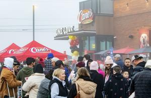 Hundreds line up for Idaho’s first Raising Cane’s in Meridian