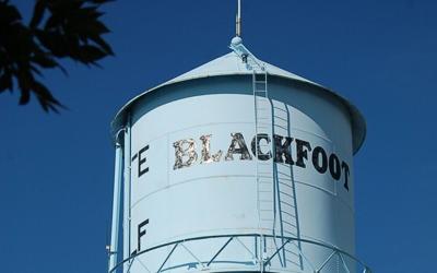 Blackfoot water tower