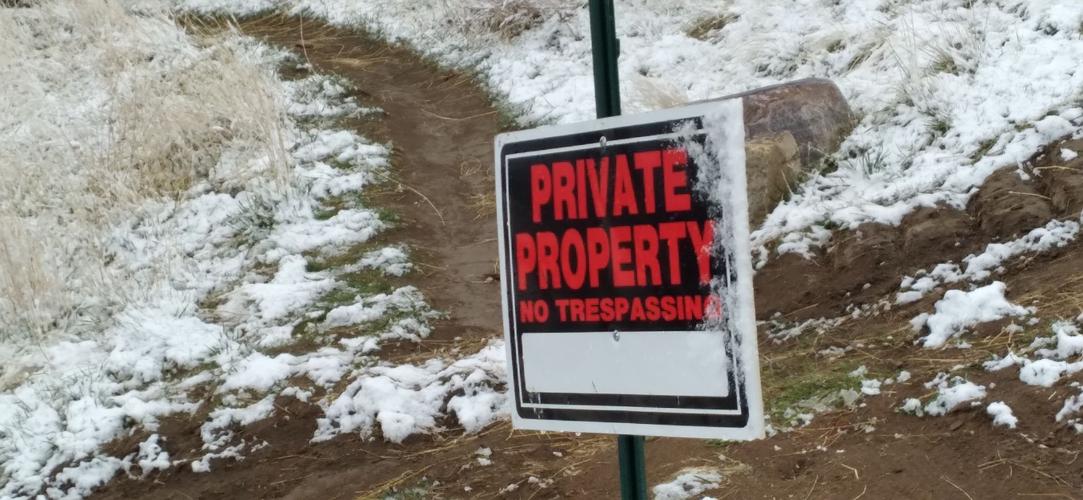 City Creek trespassing