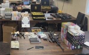 Madison County Sheriff's Office and other agencies seize massive drug cache, numerous firearms in region-wide trafficking bust