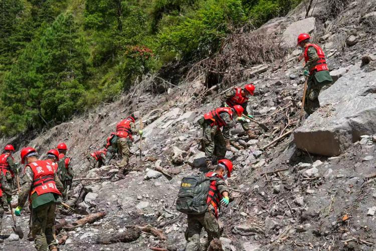 China Nepal Flash Floods