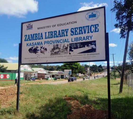 Kasama Provincial Library sign