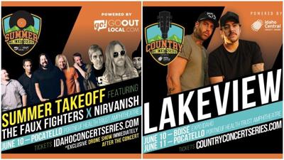 Nirvanish, The Faux Fighters, Lakeview coming to Portneuf Health Trust ...