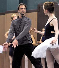 Nutcracker rehearsal