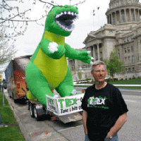 Rammell camp unveils 16 foot T-Rex | Local | idahostatejournal.com