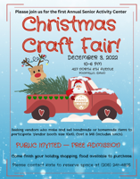 Senior Activity Center to hold Christmas craft fair Dec. 3