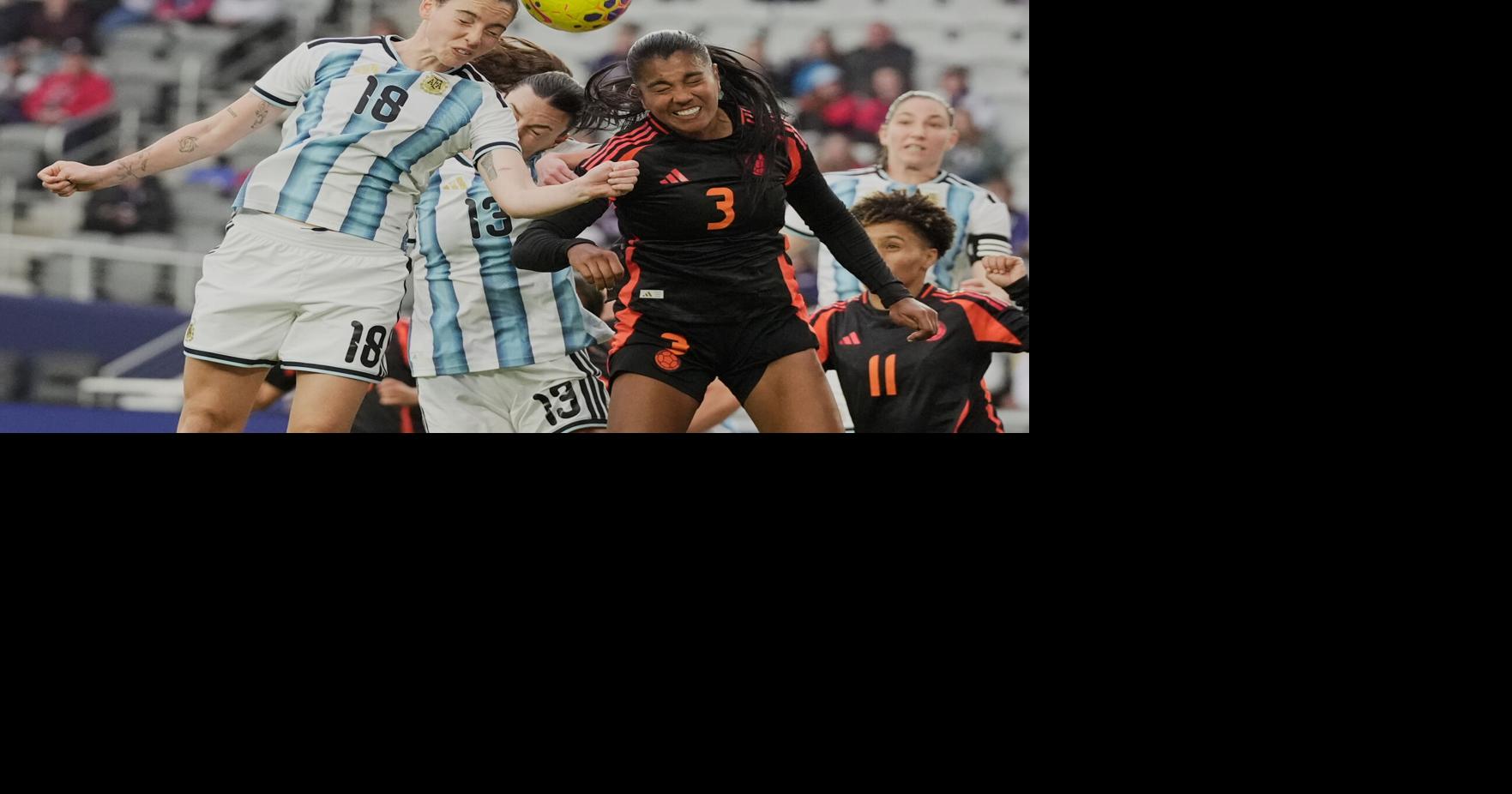 APTOPIX SheBelieves Argentina Columbia Soccer - Idaho State Journal thumbnail