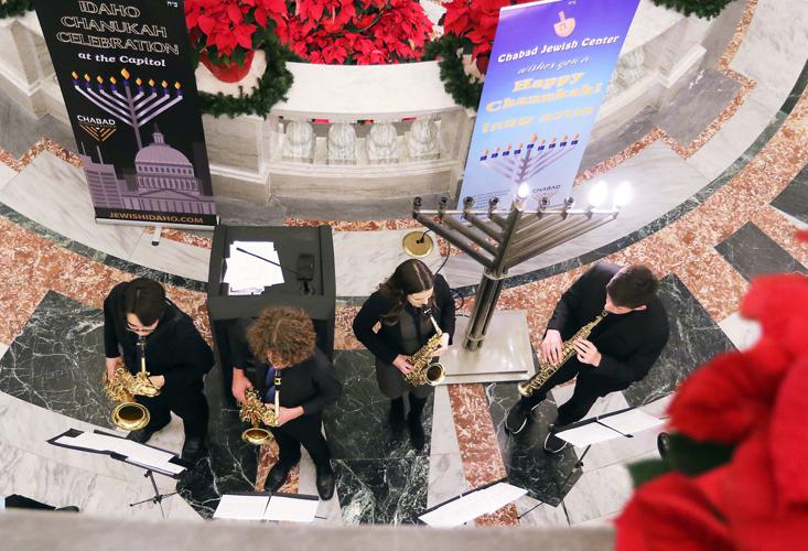 Menorah Lighting at the Idaho State Capitol