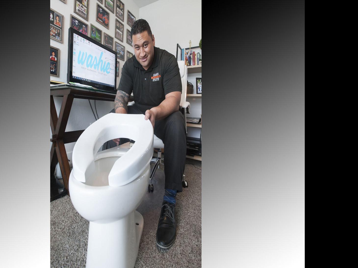 Robert Poleki Invents Self Cleaning Toilet Seat Auditions For Shark Tank East Idaho Business Journal Idahostatejournal Com