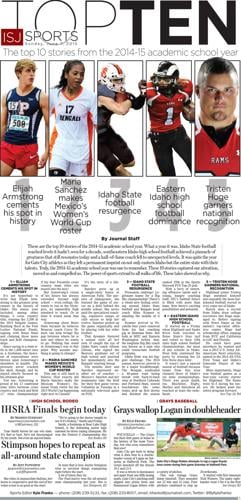 Idaho State Journal's front page