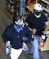 Police release surveillance footage of liquor store theft