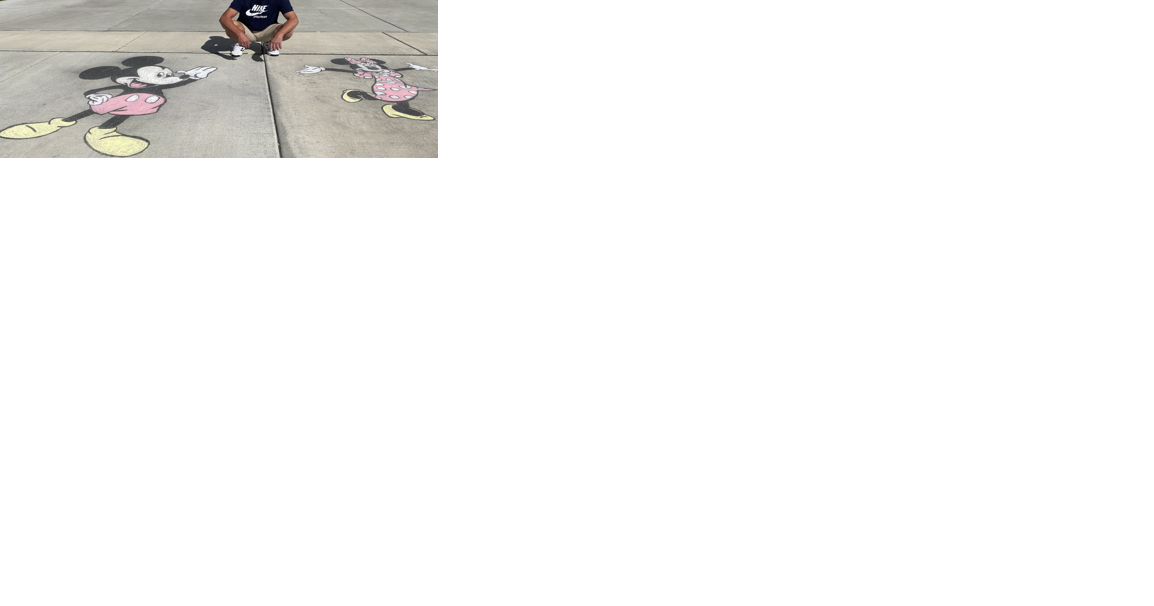 Sidewalk Chalk Magic: Chubbuck resident putting smiles on neighbors' faces with colorful chalk art | Local - Vimarsana News
