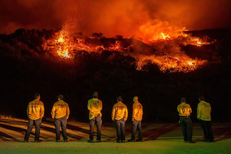 Wildfires burn along California's scenic Big Sur coast, in photos