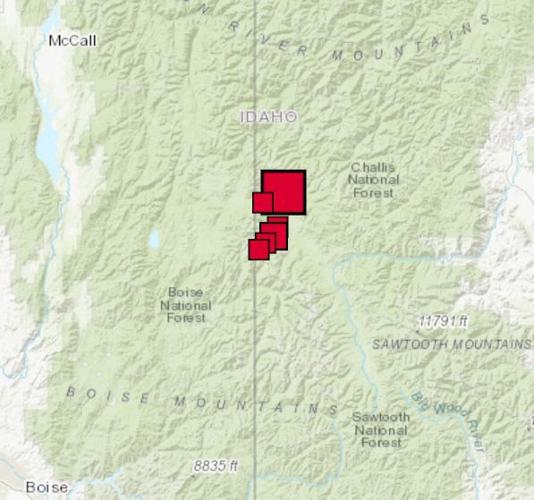 Earthquake map