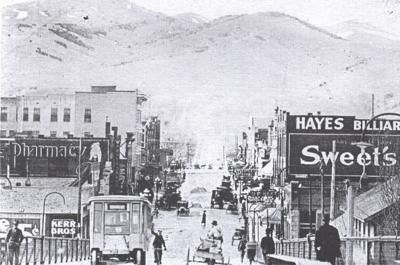 Center Street, Pocatello in 1916
