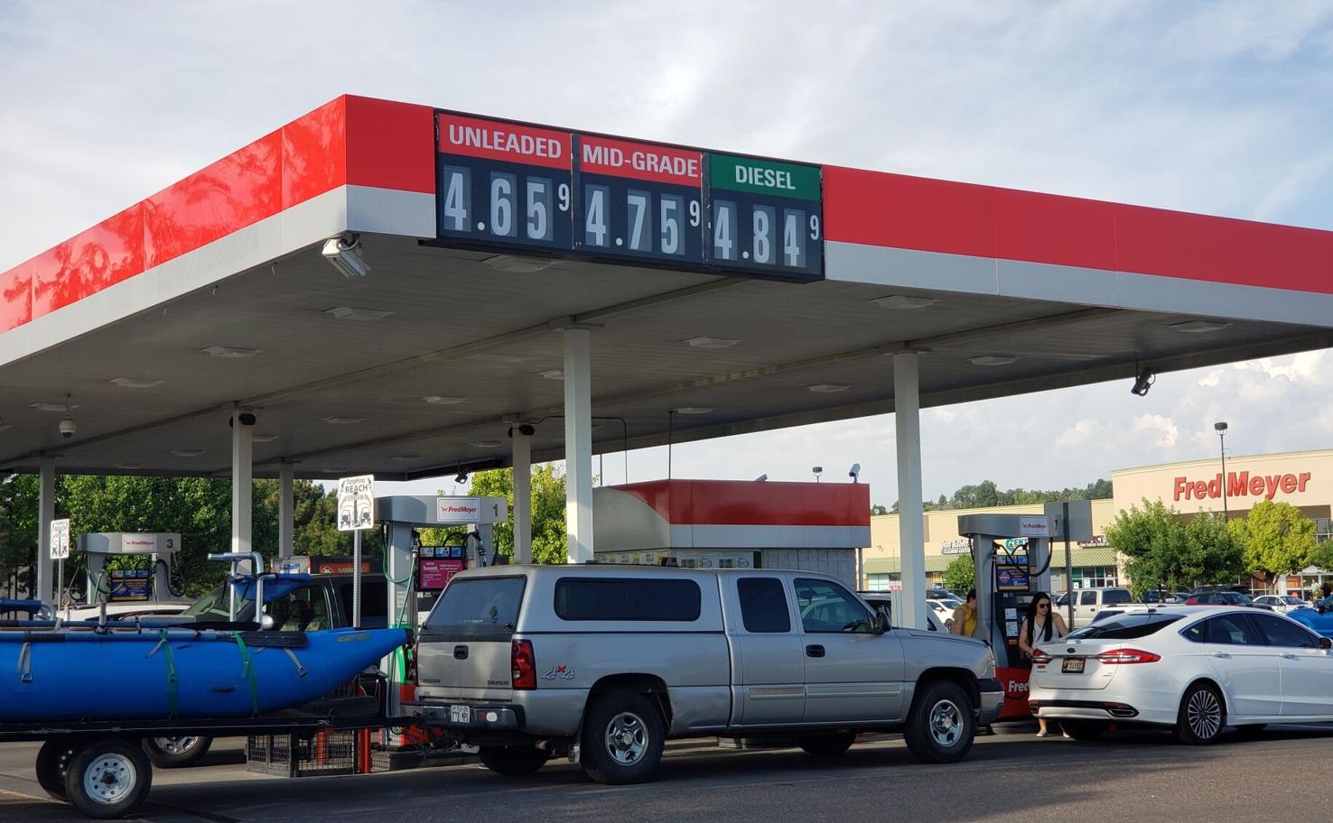 Gas prices in Idaho, Pocatello Fred Meyer