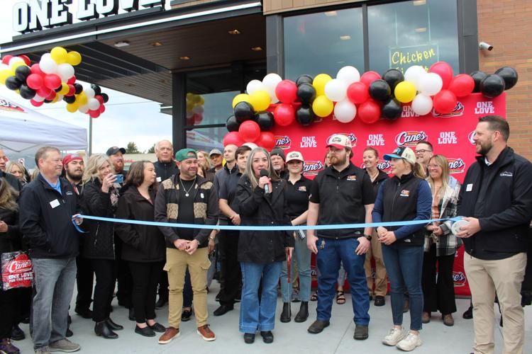 Raising Canes ribbon cutting