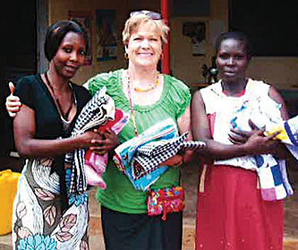 Judy Brown in Uganda