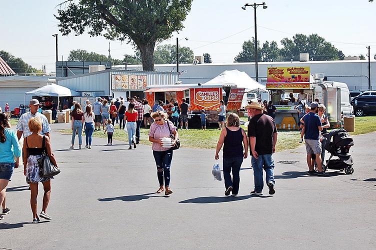 State fair food booths