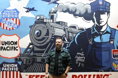 Hottmann Union Pacific mural