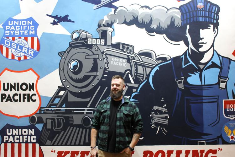 Hottmann Union Pacific mural