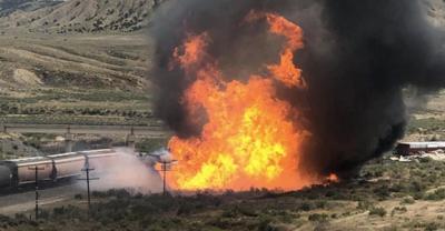 Train explosion