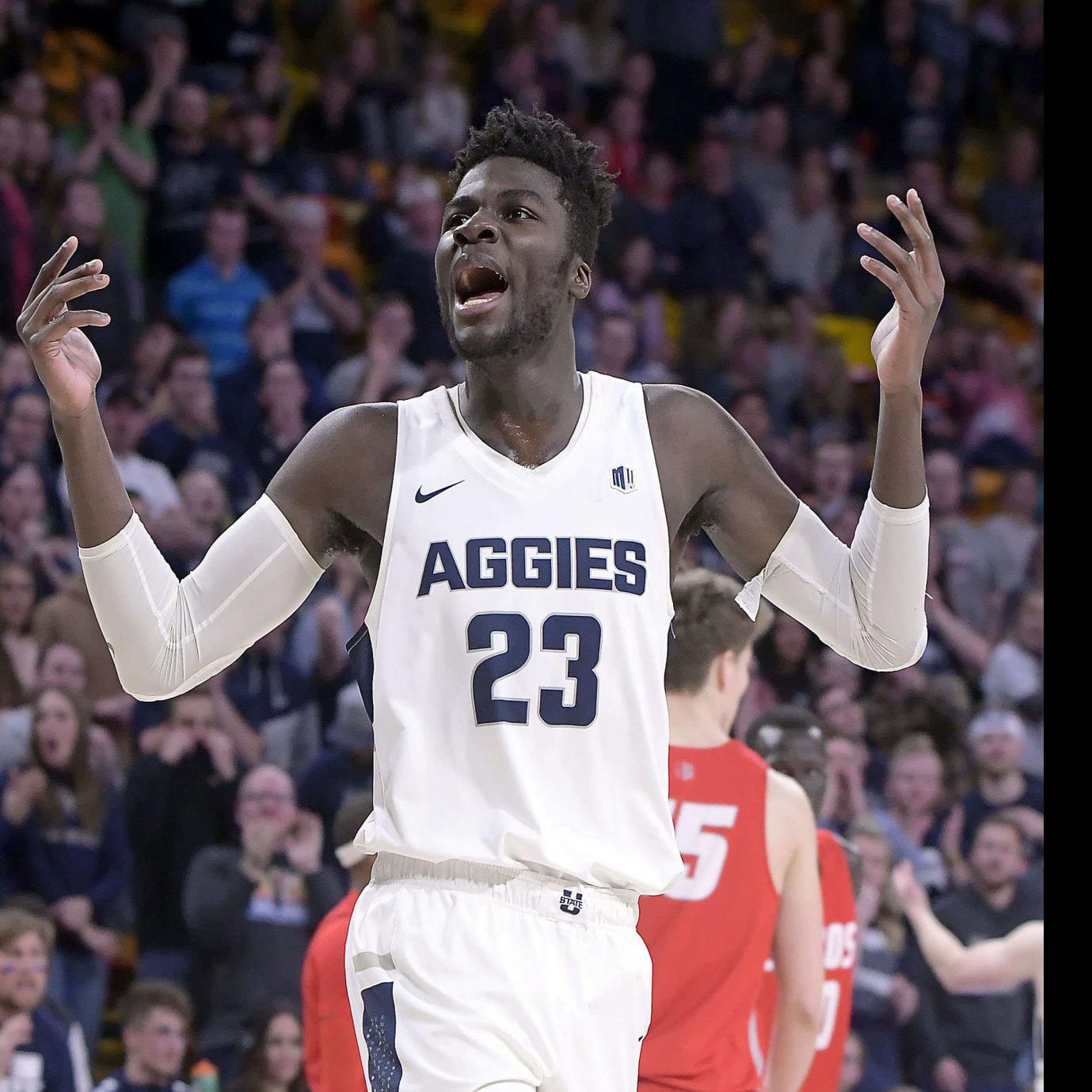 Utah State S Neemias Queta Declares I M Back Members Idahostatejournal Com