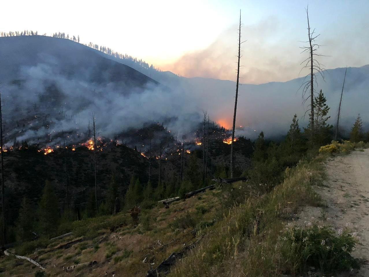 Boundary Fire Causing Closures In Central Idaho Backcountry Local Idahostatejournal Com Map Of 2022 Colorado National Forest Wildfire Closure