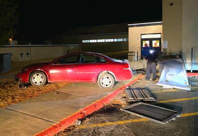 Car hits Highland