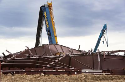 Jet Center Hangar Collapse